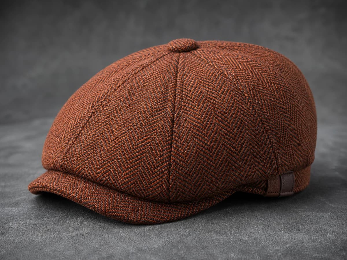 Custom flat and newsboy cap development concept