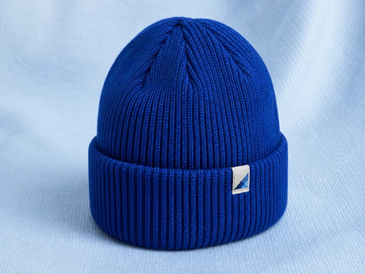 Custom beanie and knit hat development concept
