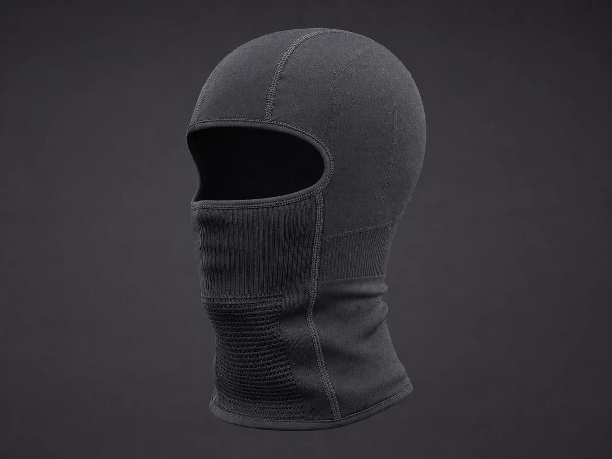 Custom balaclava and neck gaiter development concept